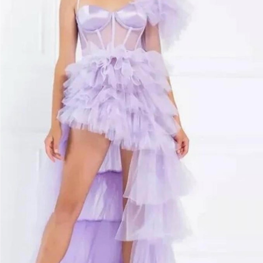 Lavender Ruffled KikiRiki Dress